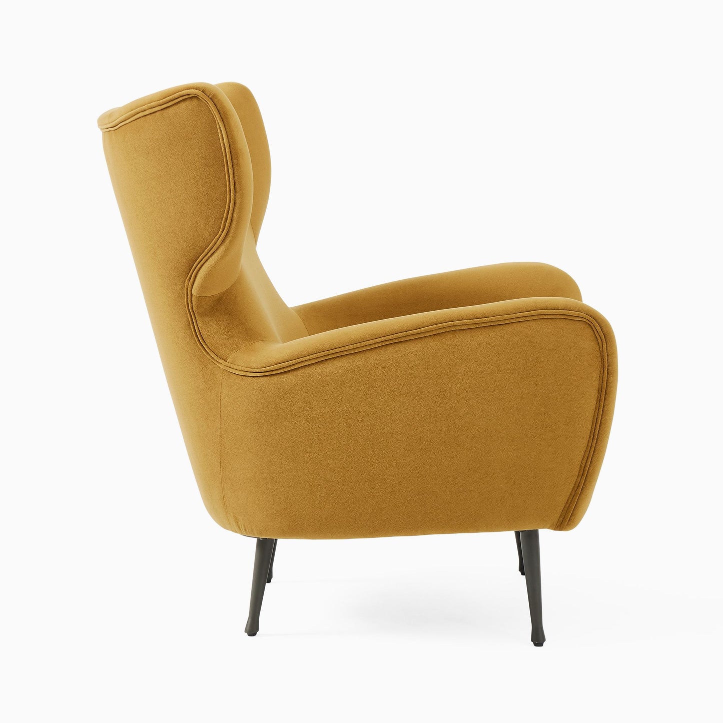 Lucia Wing Chair - Metal Legs