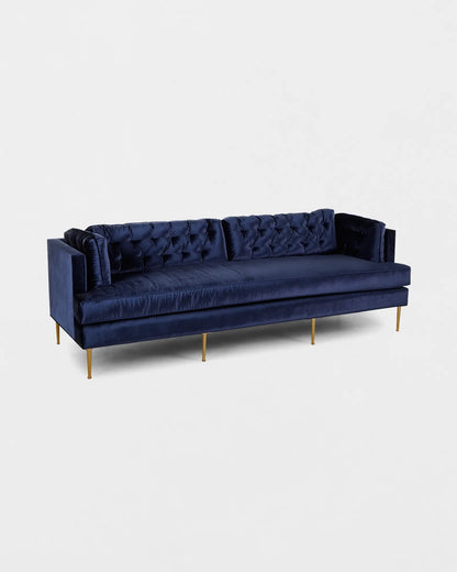 Preston Blue Sofa
