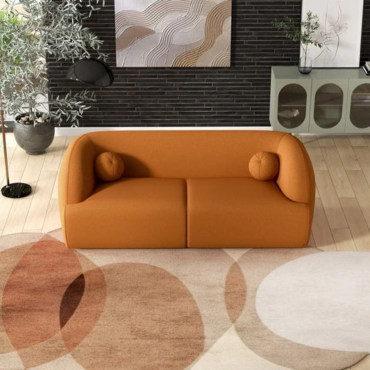 Miguel Orange Couch