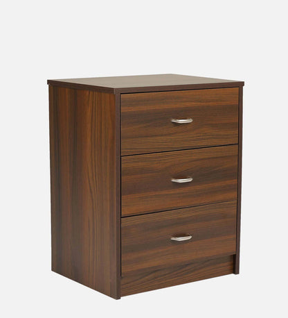 Torrie Bedside Table in Classic Walnut Finish