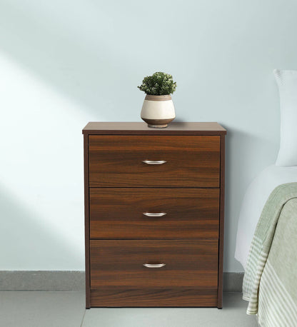 Torrie Bedside Table in Classic Walnut Finish