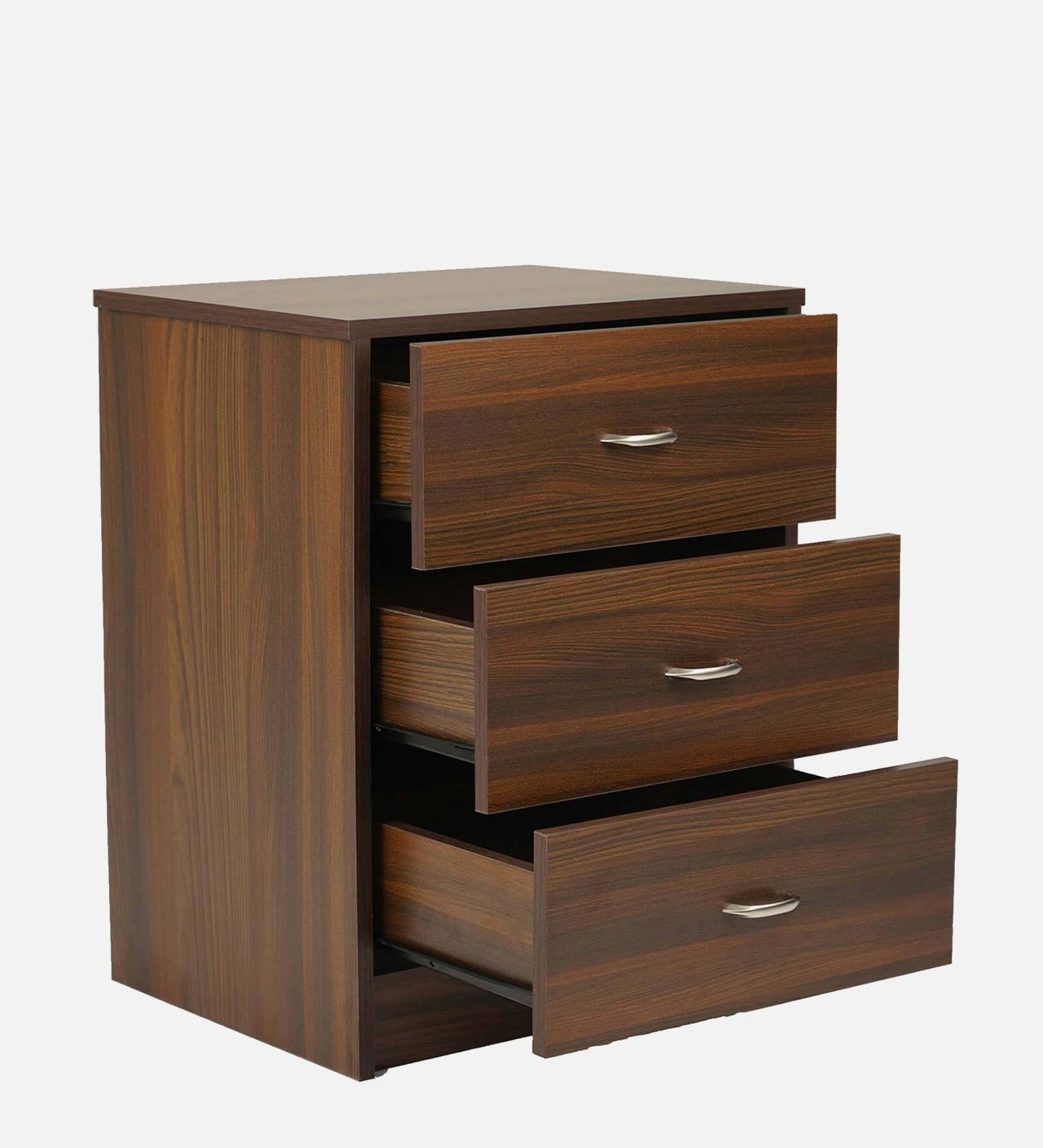 Torrie Bedside Table in Classic Walnut Finish